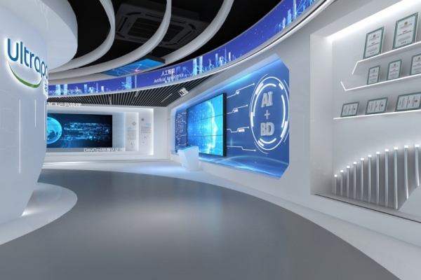 軟件運維公司數字展廳設計圖